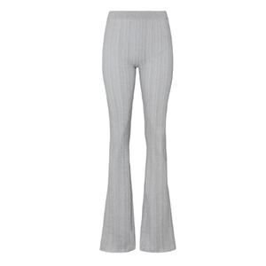 Derek Lam 10 Crosby Rasia Knit Pants Silver Size Large